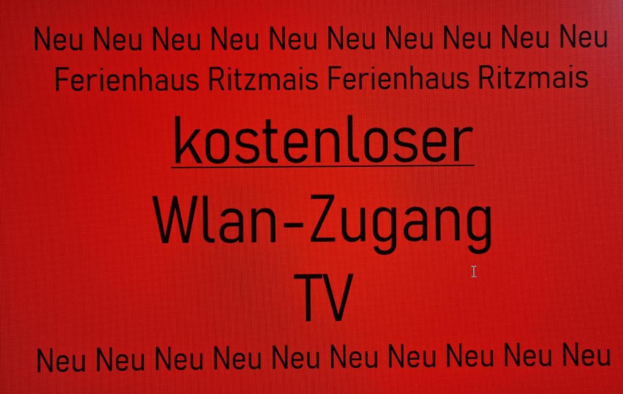 Ferienhaus Ritzmais 比斯科夫斯麦斯 外观 照片